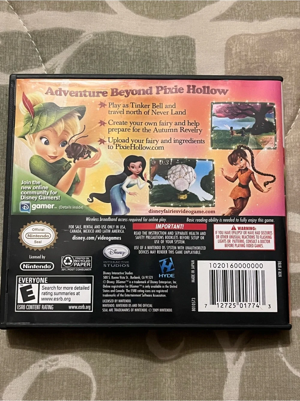 Disney Tinker Bell and the Lost Treasure - Red Cover